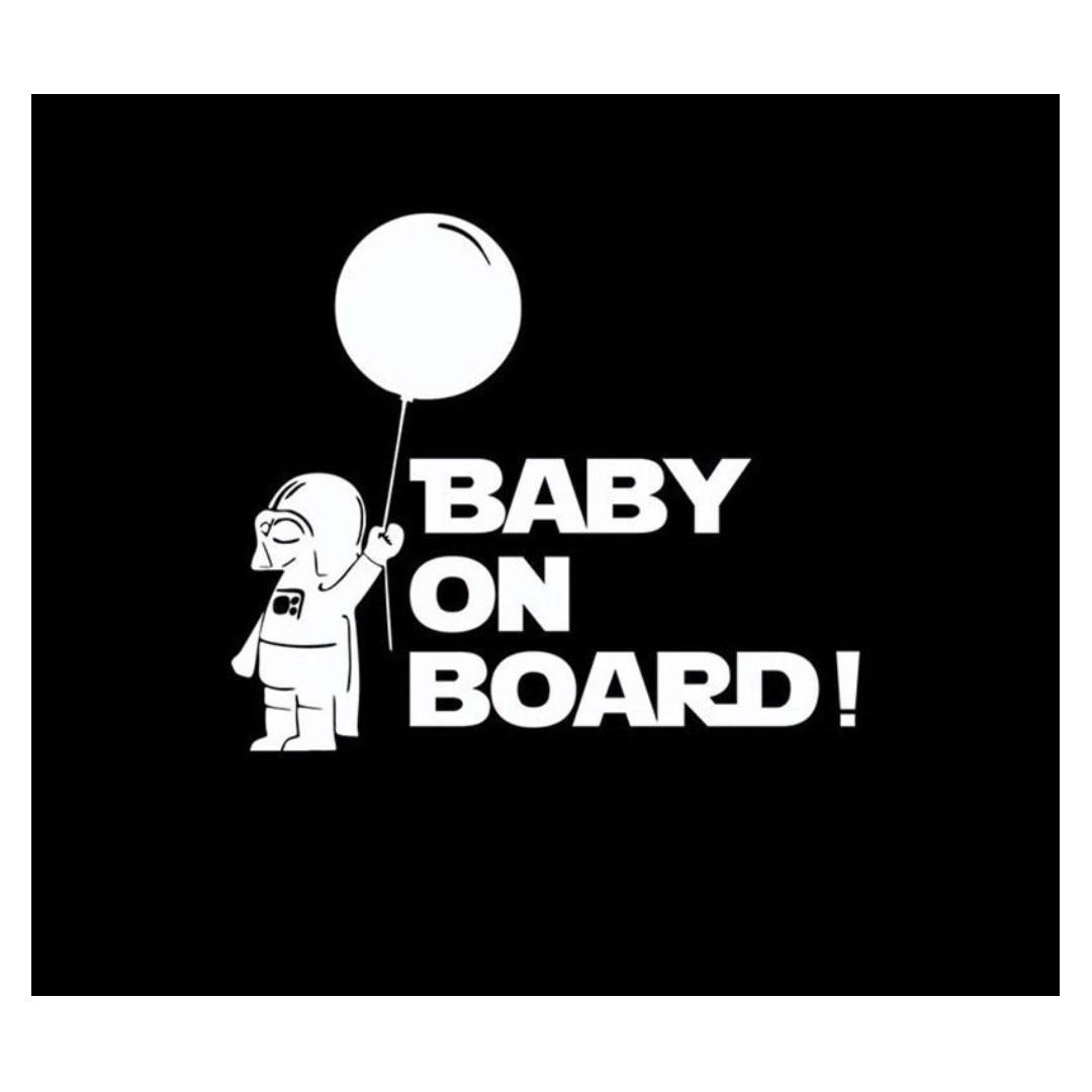 Darth vader baby on board top