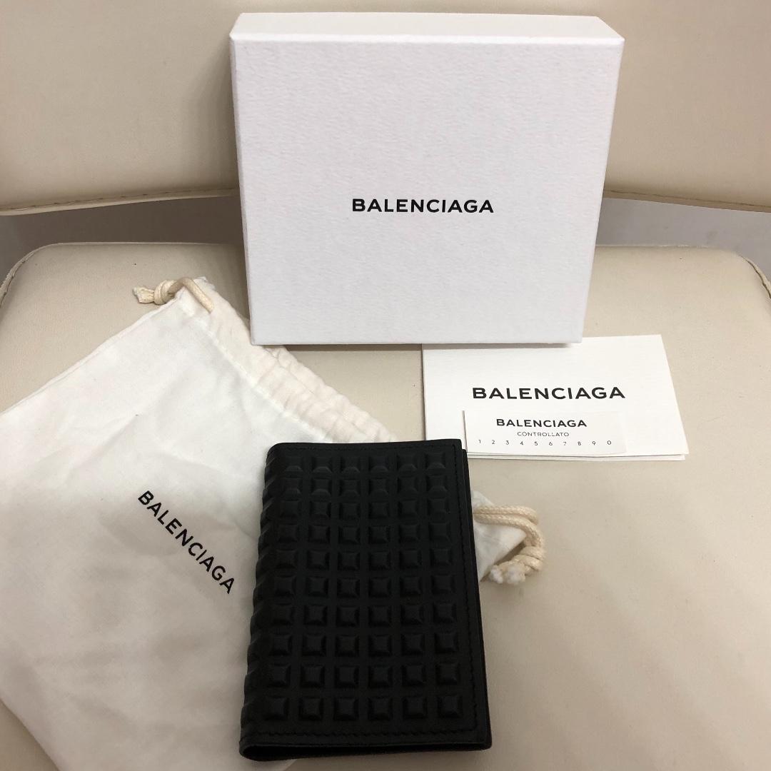 balenciaga leather card holder