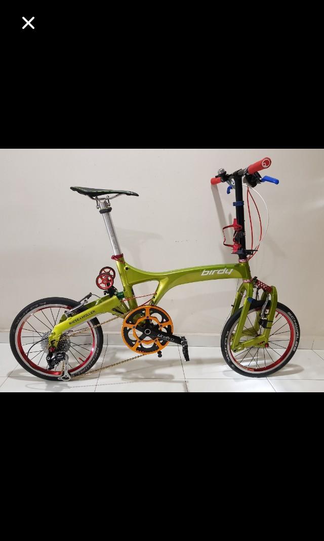 birdy folding bike vs brompton