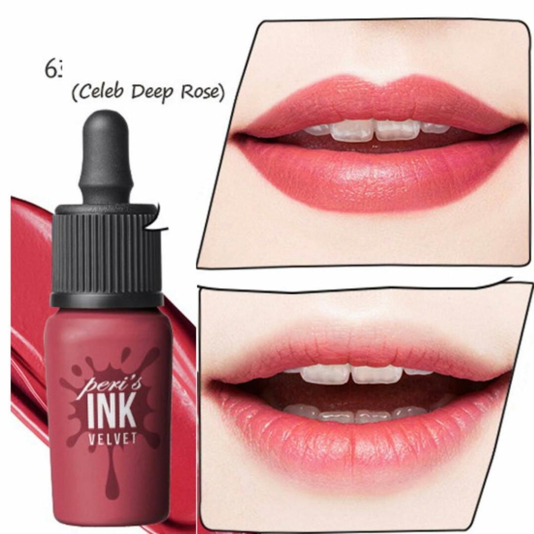 Bn Peripera Ink Velvet Celeb Deep Rose Health Beauty Makeup On Carousell