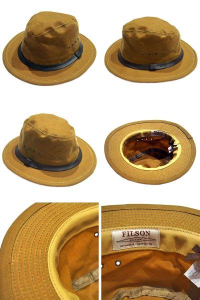 filson tin cloth packer hat