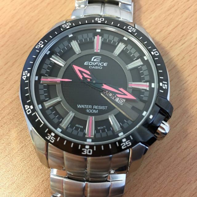 Casio Edifice 100M Water Resistant Watch used Luxury Watches