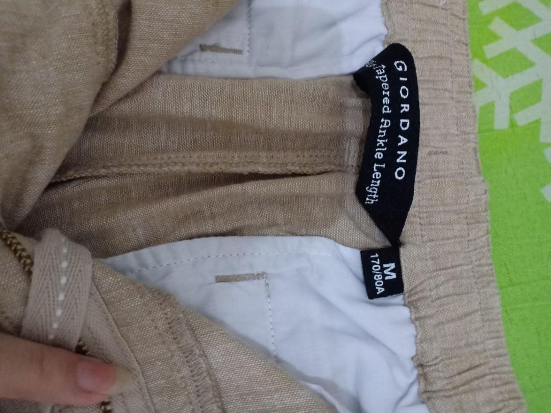 Giordano slim tapered ankle length top