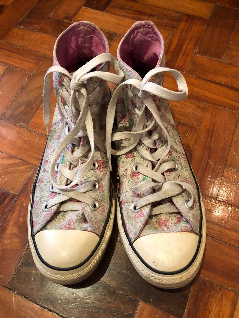 converse printed shoes