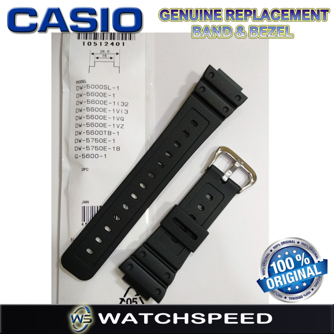 Dw 5600e 1 Dw 5000sl 1 Dw 5600tb 1 Dw 5750e Original Replacement Band For Casio G Shock Luxury Watches On Carousell