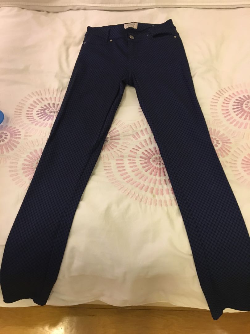 Esprit Patterned Pants (Category: Jeans & Leggings) located in Shah Alam. Submitted by valeriewong_ (Listing ID 209742002, Image 1). Description: Blue coloured Patterned Long Pants Condition: 8/10 Length: ~40inches.