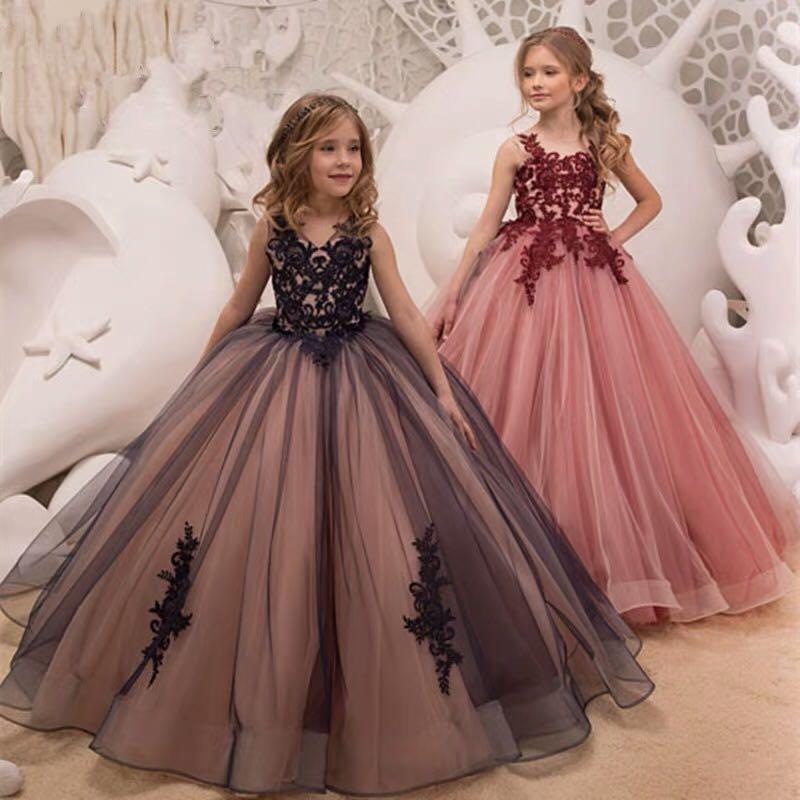 gown for 7 years old birthday images