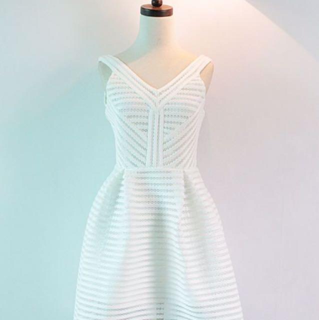 white dress for dinner