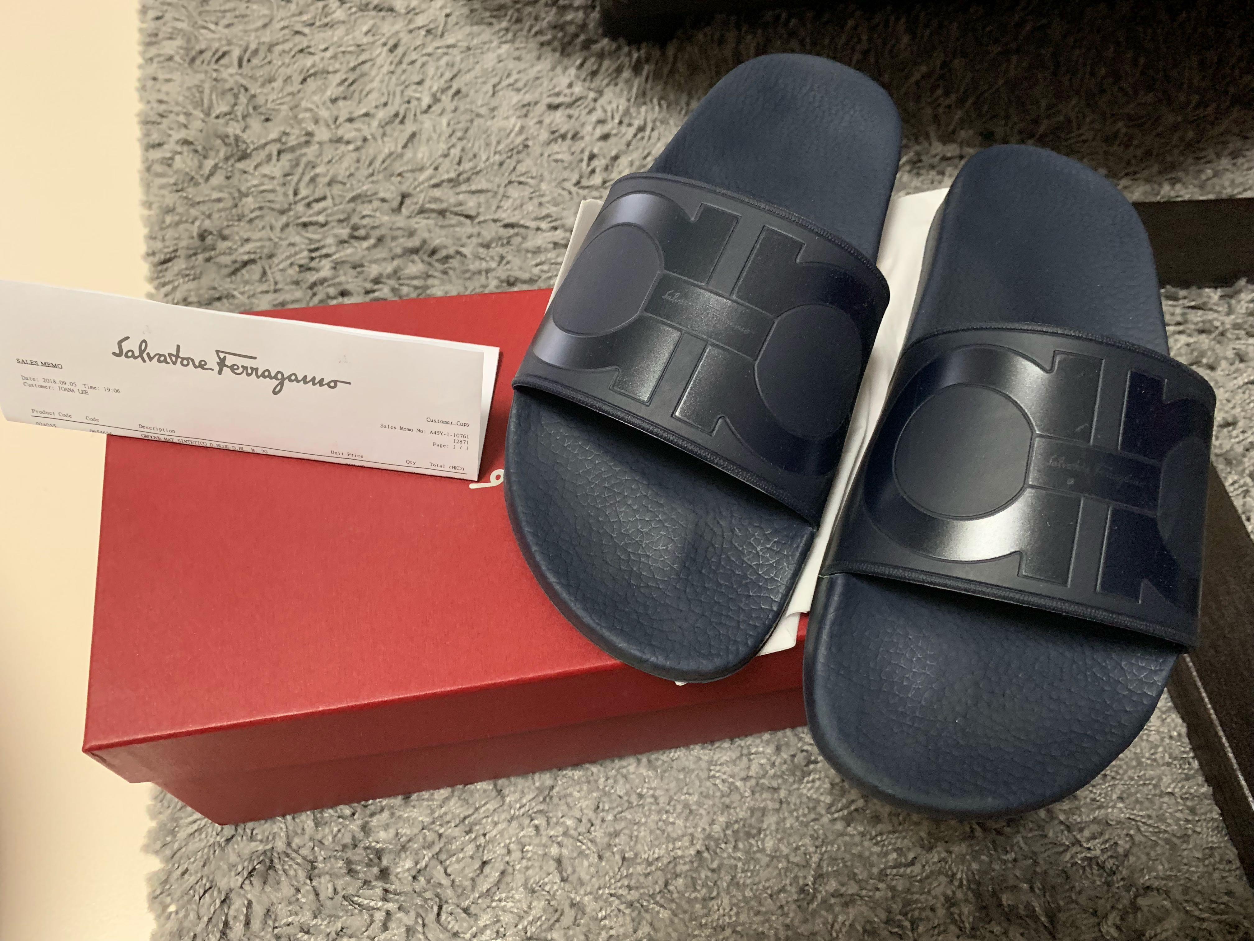 ferragamo slippers mens