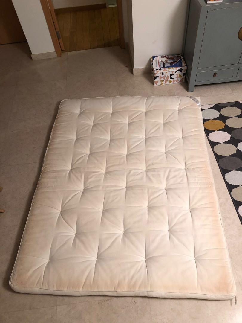 free ikea sultan tuvebo queen sized pillow topper furniture beds mattresses on carousell