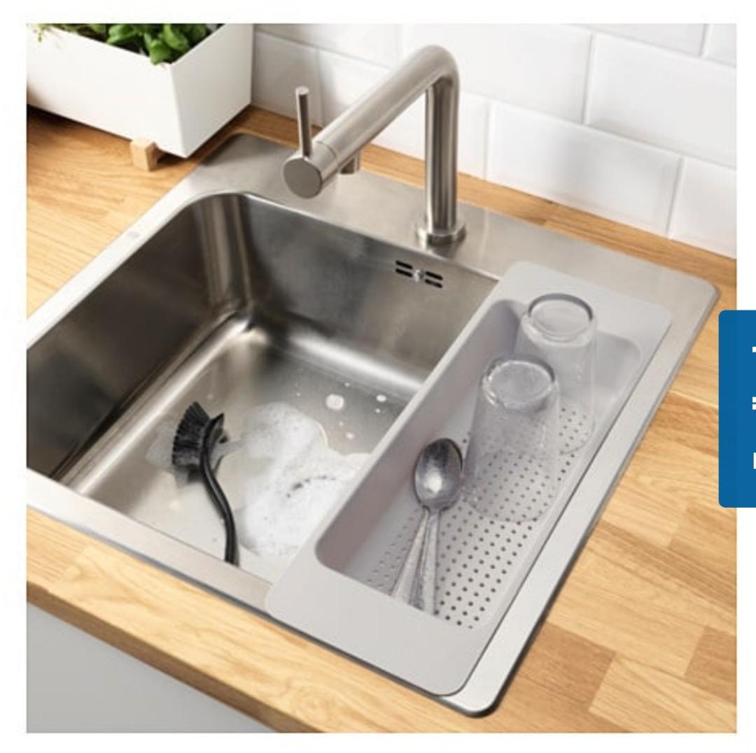 Ikea Grundvattnet Colander Sink Dish Drainer Home Appliances Kitchenware On Carousell