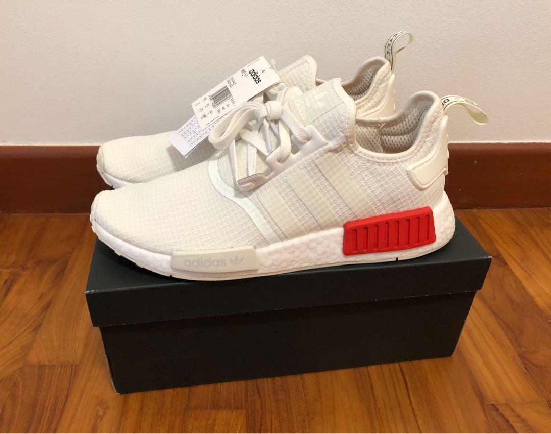 Off white lush red nmd discount