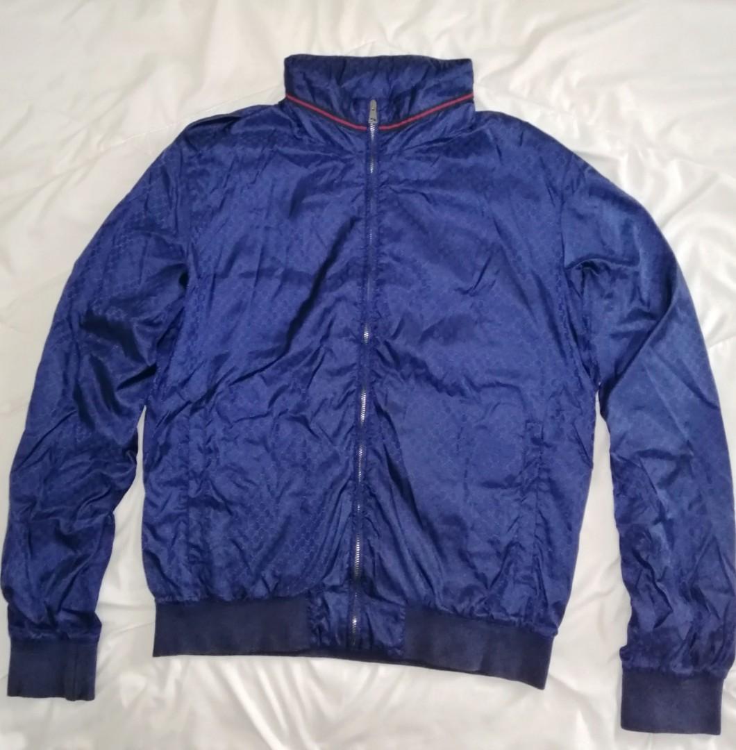 gucci blue windbreaker
