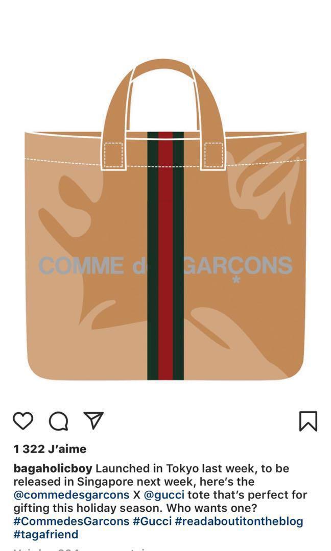 gucci x comme des garcons bag price