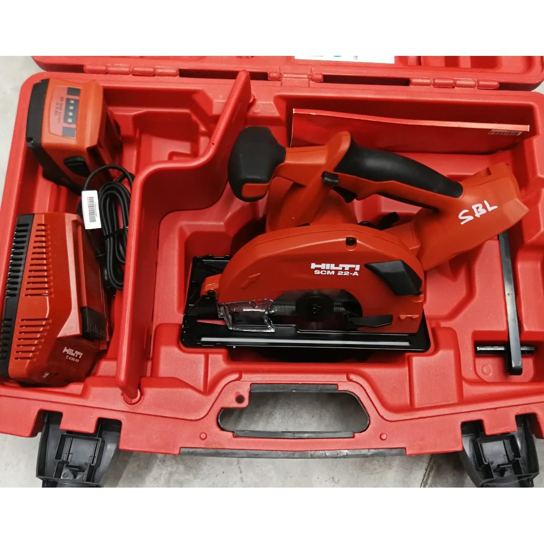 Hilti SCM 22 A Cordless Circular Saw Everything Else on Carousell