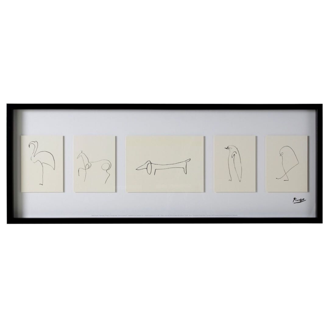 Picasso Animal Sketches Chelss Chapman - amazoncom nine9er roblox avatar 12x16 wood frame wall