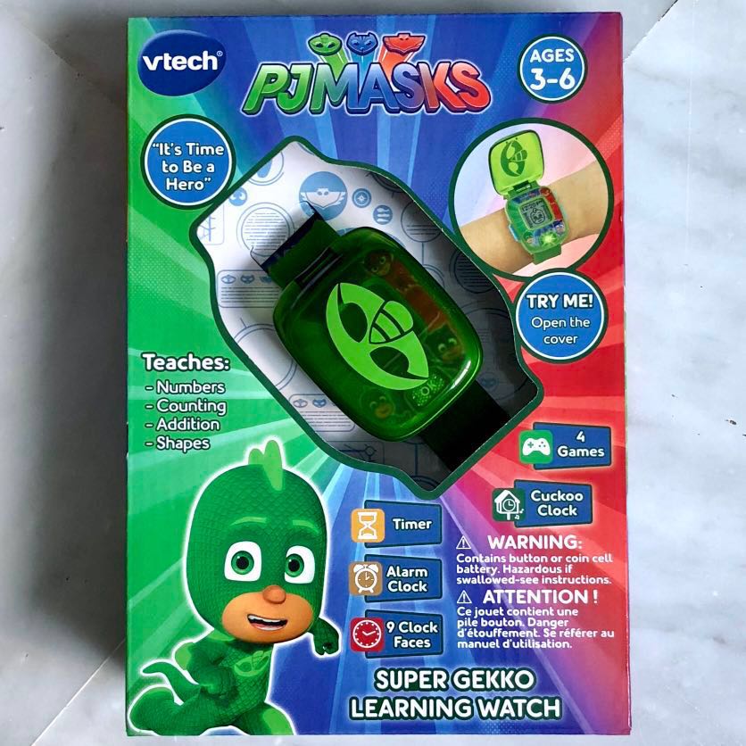 In Stock VTech PJ Masks Super Gekko Learning Watch Green Brand