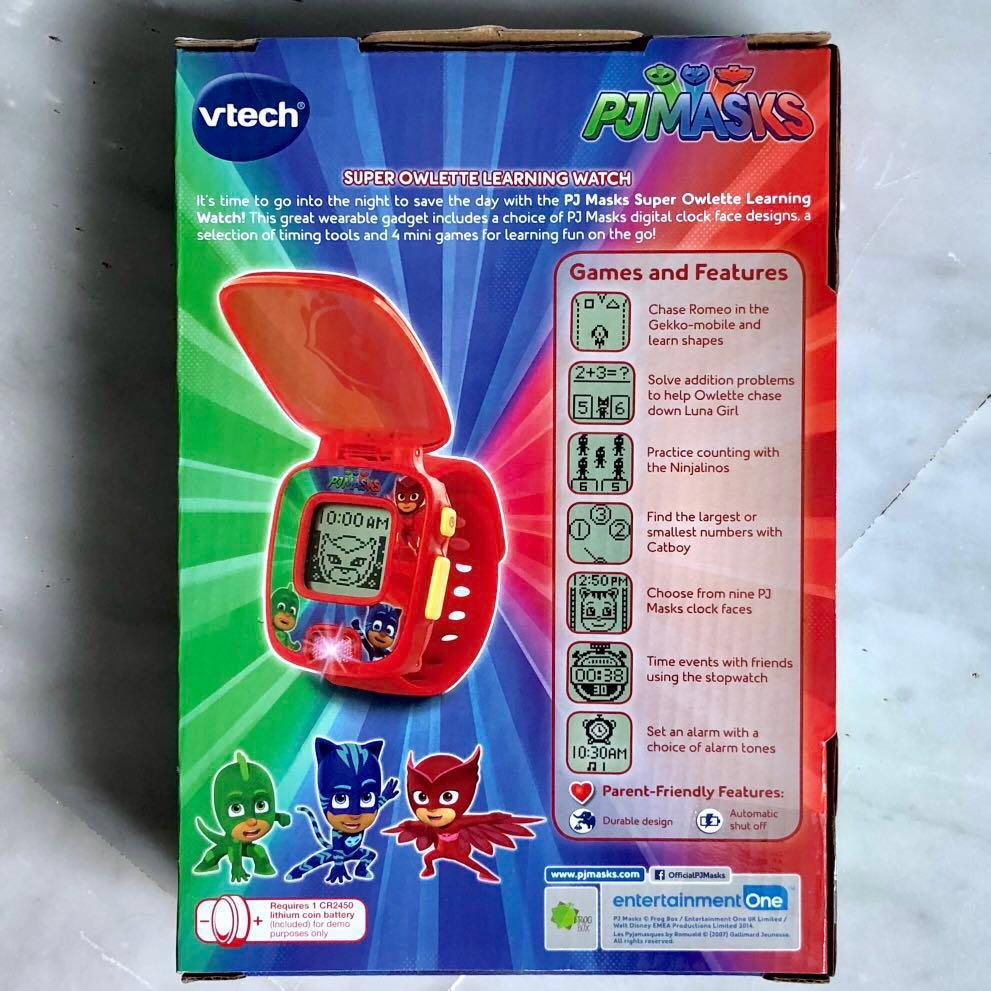 VTech PJ Masks Super Gekko Learning Watch, PJ Masks Watch, Kid Watch -  Walmart.com | Pj mask, Pj masks toys, Kids watches