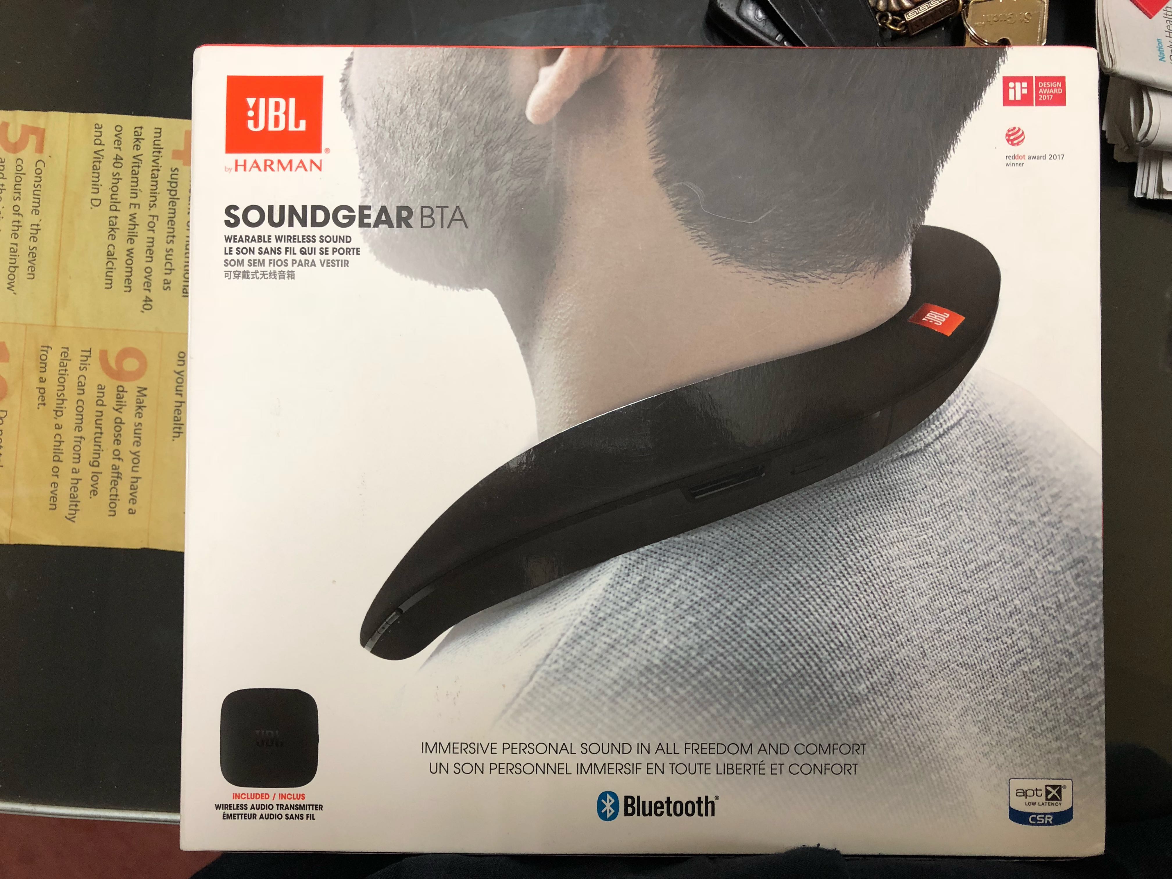 Jbl Soundgear Wearable Wireless Sound Soundgear Bta Wearable