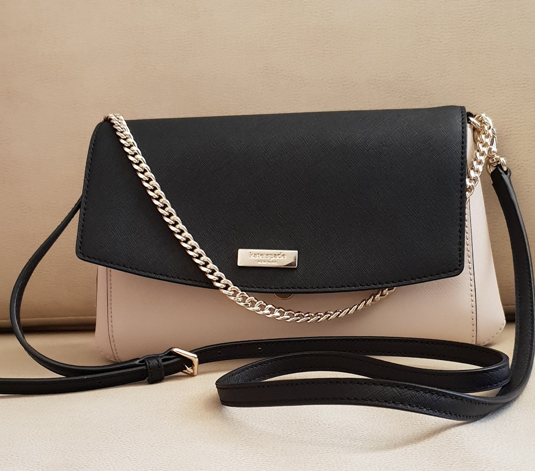 Authentic Kate Spade Laurel Way Greer Crossbody Handbag Soft Porcelain  Black #WKRU5437, Women's Fashion, Bags & Wallets, Cross-body Bags on  Carousell