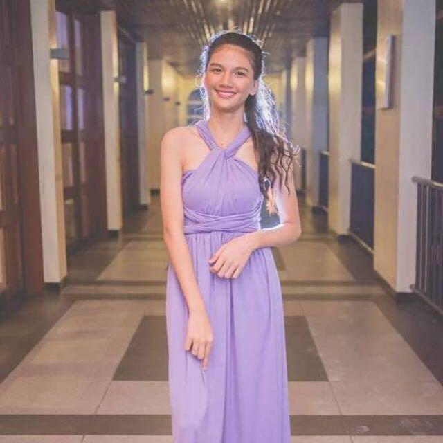 lavender infinity dress