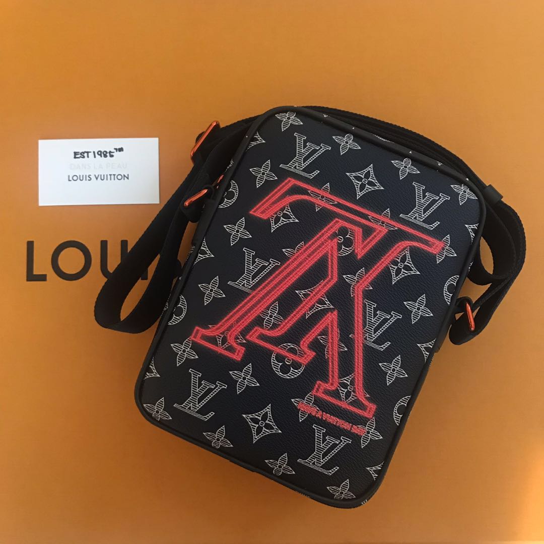 Louis Vuitton Monogram Ink Upside Down Danube PM - Messenger Bags, Bags