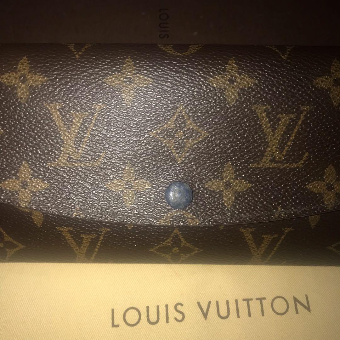 Louis Vuitton Emilie long Wallet blue monogram, Women&#39;s Fashion, Bags & Wallets, Wallets on ...