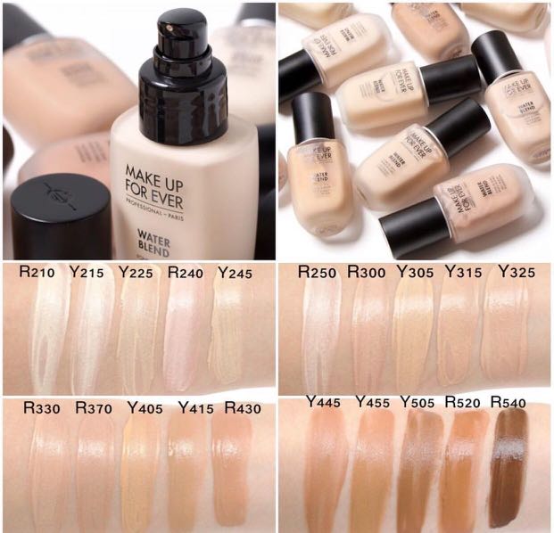 Makeup Forever Water Blend Foundation Y225 Used Health Beauty