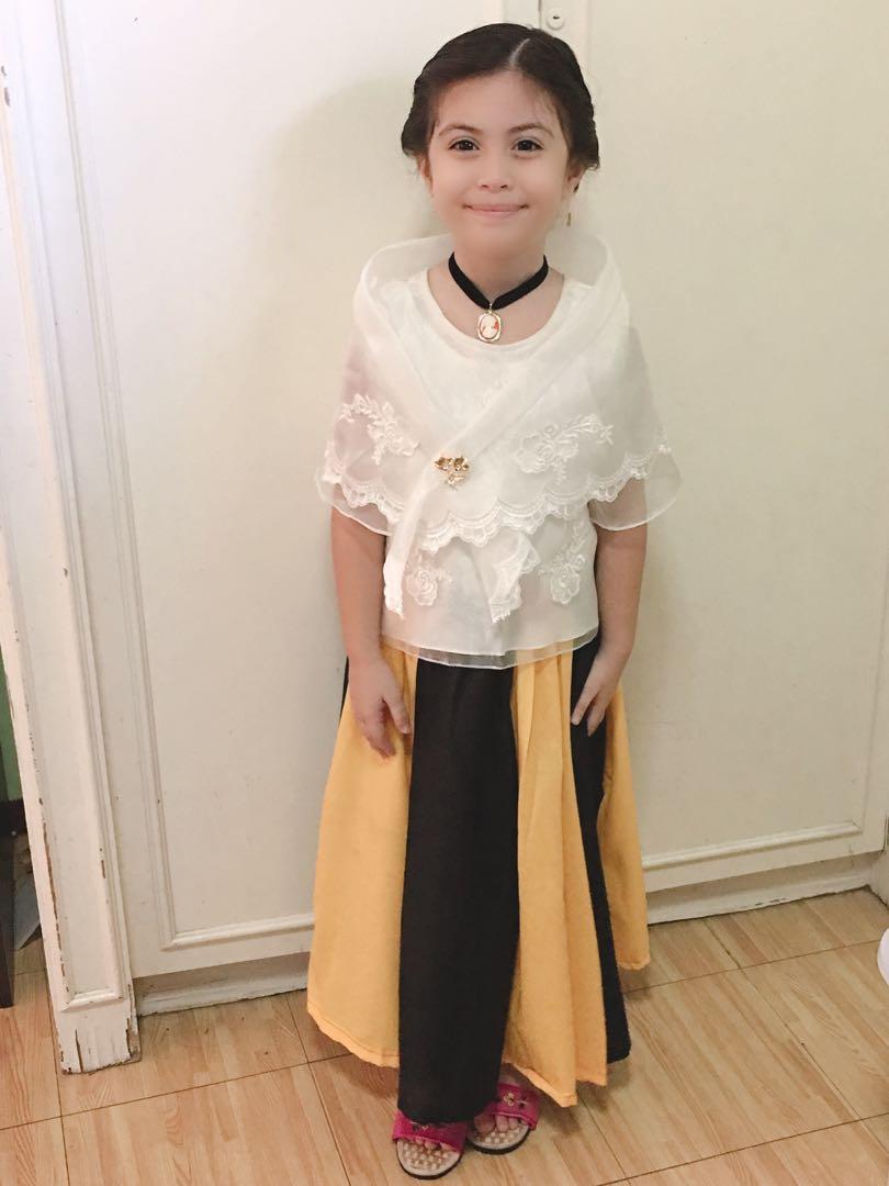 Maria clara costume for kids hotsell