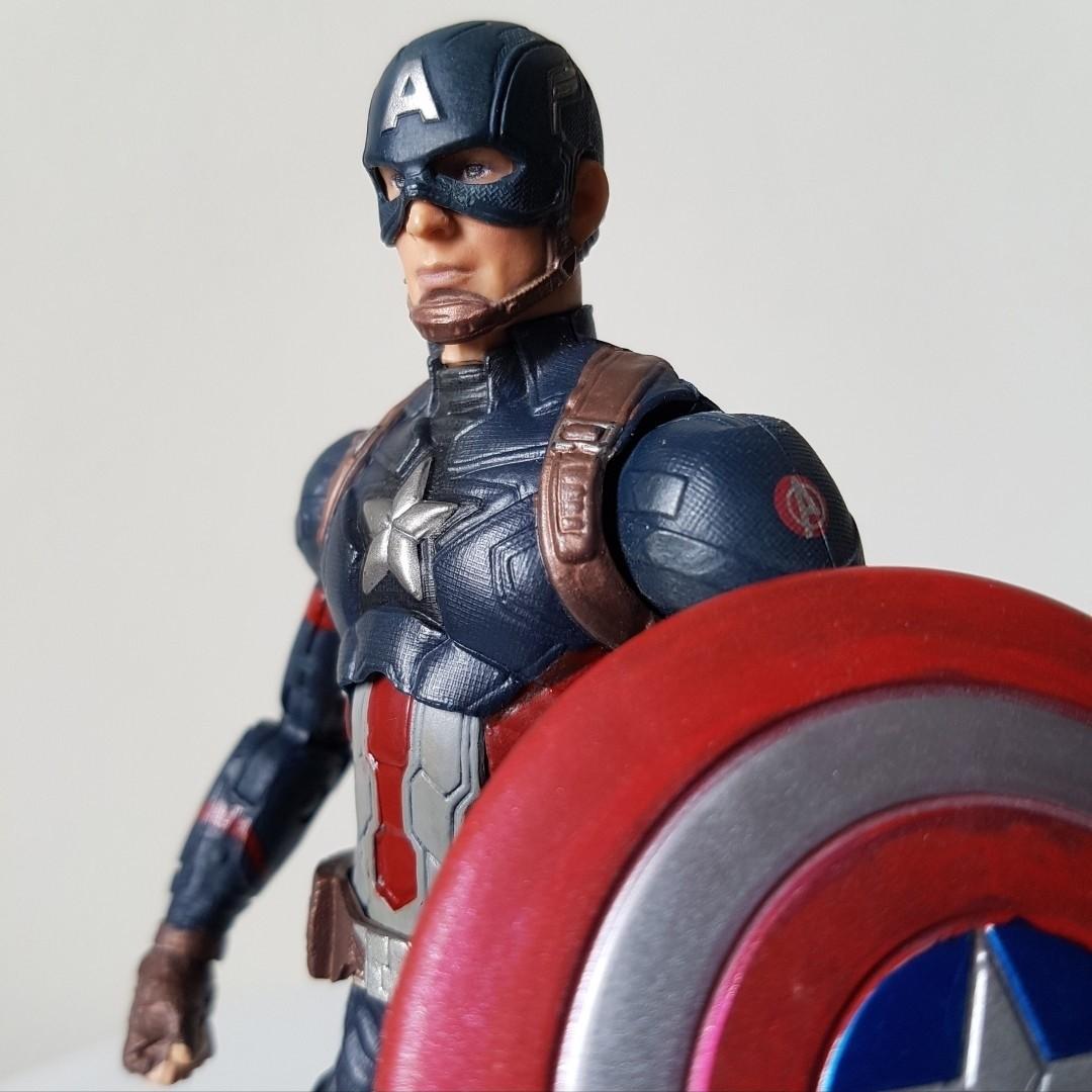 marvel legends captain america custom