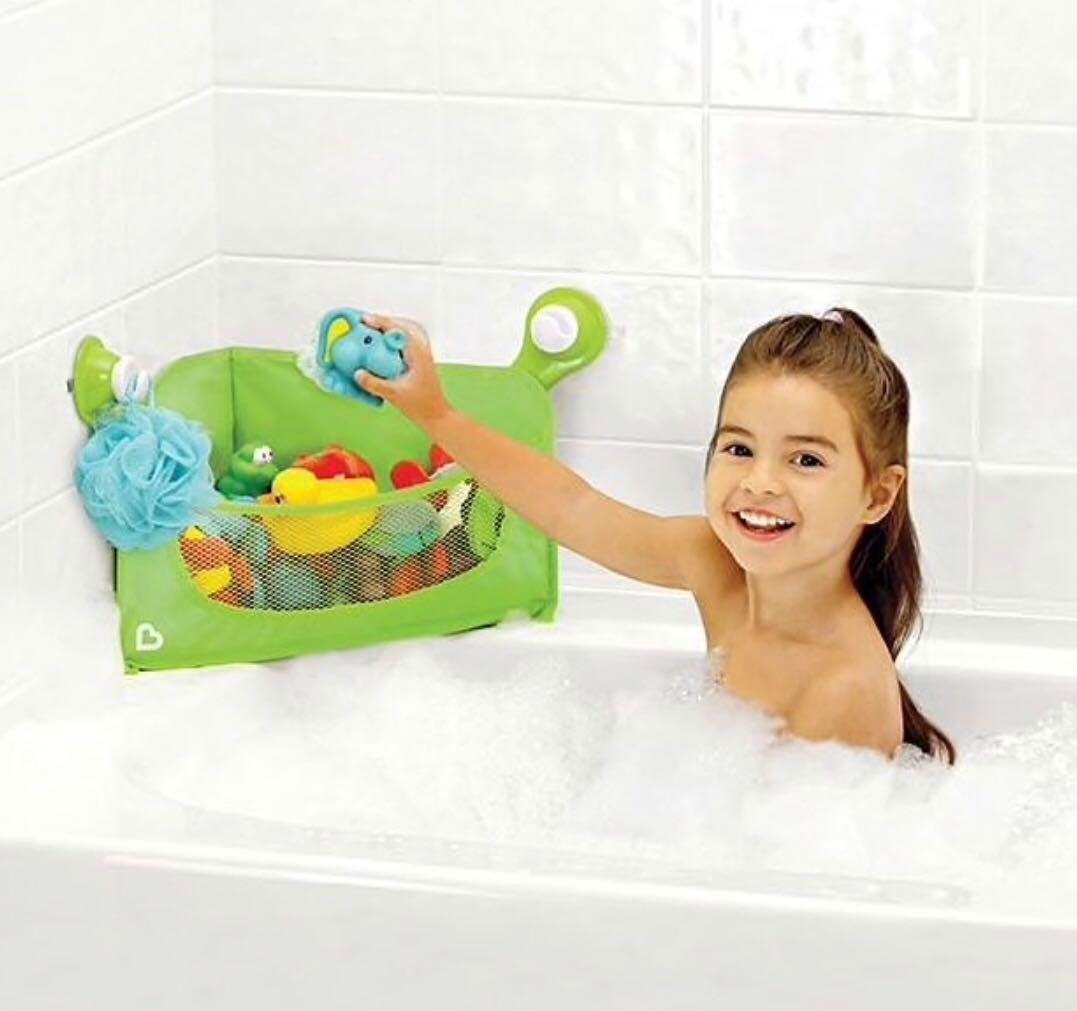 Munchkin corner bath toys storage, Bayi & Anak, Lainnya di Carousell