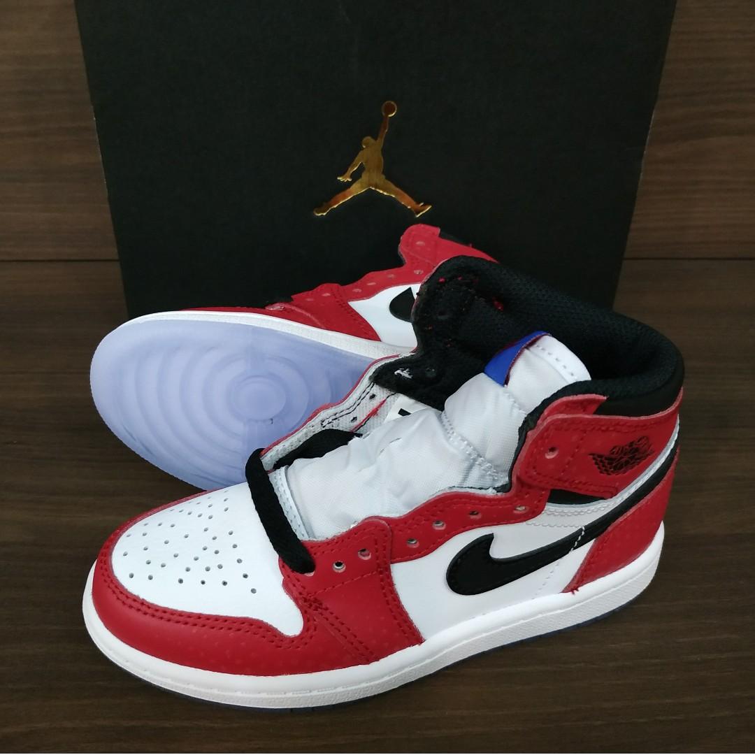 jordan 1 spider man preschool