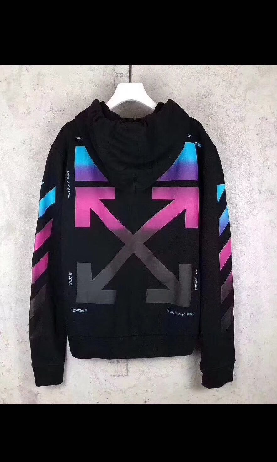 hoodie off white gradient