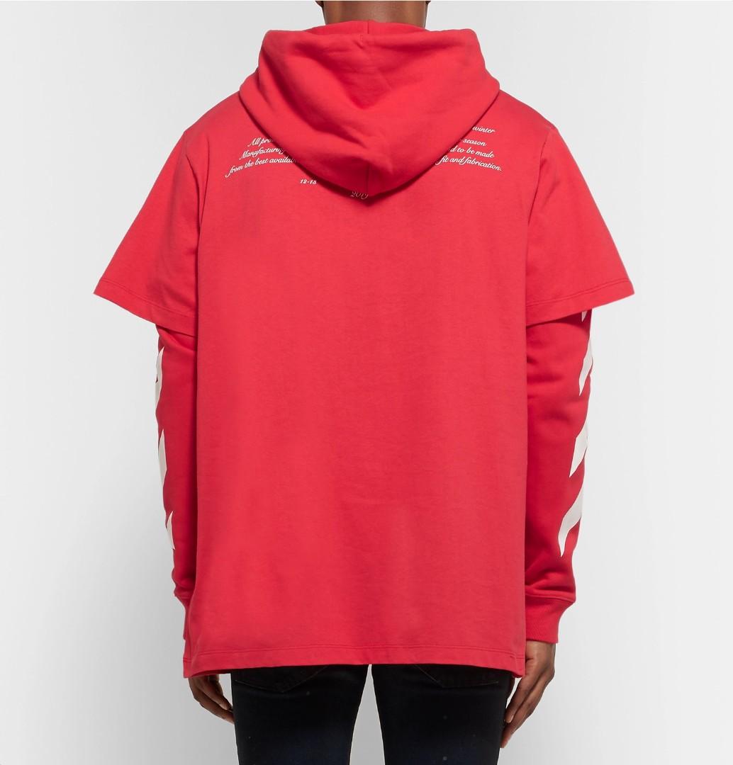 Off white bernini hoodie red sales