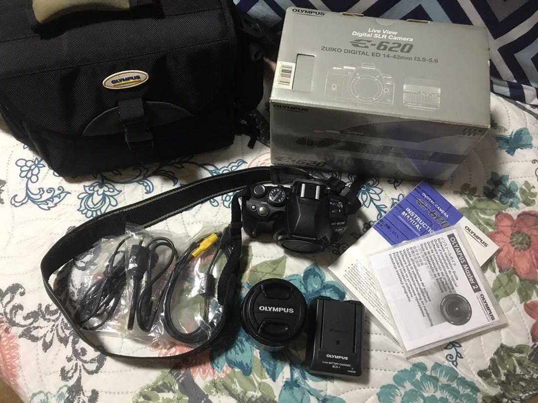 Olympus DSLR E-620 (Category: Cameras) located in Makati City. Submitted by purchasing123 (Listing ID 203121625, Image 2). Description: Olympus Evolt E620 12.3MP DSLR with IS, 2.7-inch Swivel LCD with 14-42mm f/3.5-5.6 Zuiko Lens Good as new, all inclusion are still intact. Properly keep, all are originals and functions well..