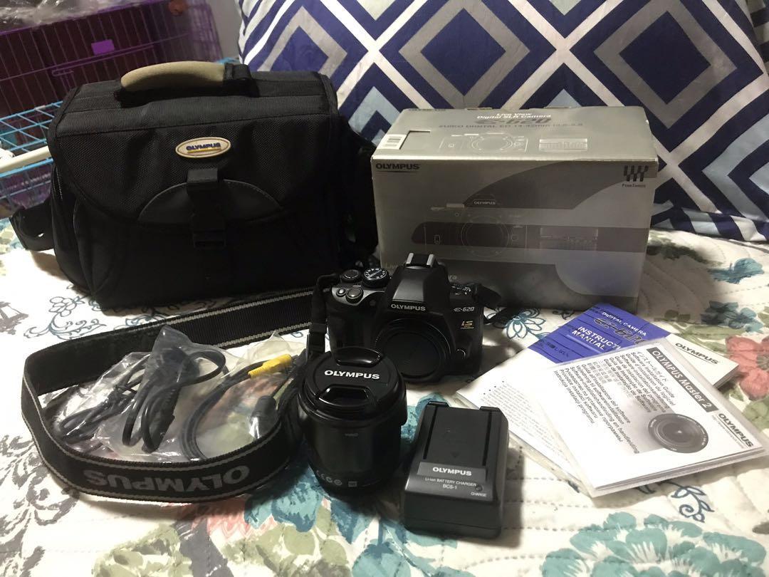 Olympus DSLR E-620 (Category: Cameras) located in Makati City. Submitted by purchasing123 (Listing ID 203121625, Image 1). Description: Olympus Evolt E620 12.3MP DSLR with IS, 2.7-inch Swivel LCD with 14-42mm f/3.5-5.6 Zuiko Lens Good as new, all inclusion are still intact. Properly keep, all are originals and functions well..