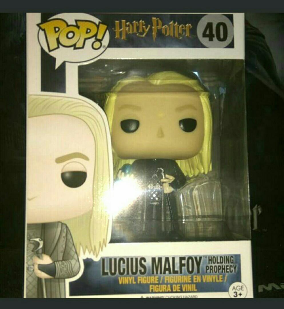 ON HAND Lucius Malfoy with Prophecy Harry Potter Funko Pop Exclusive