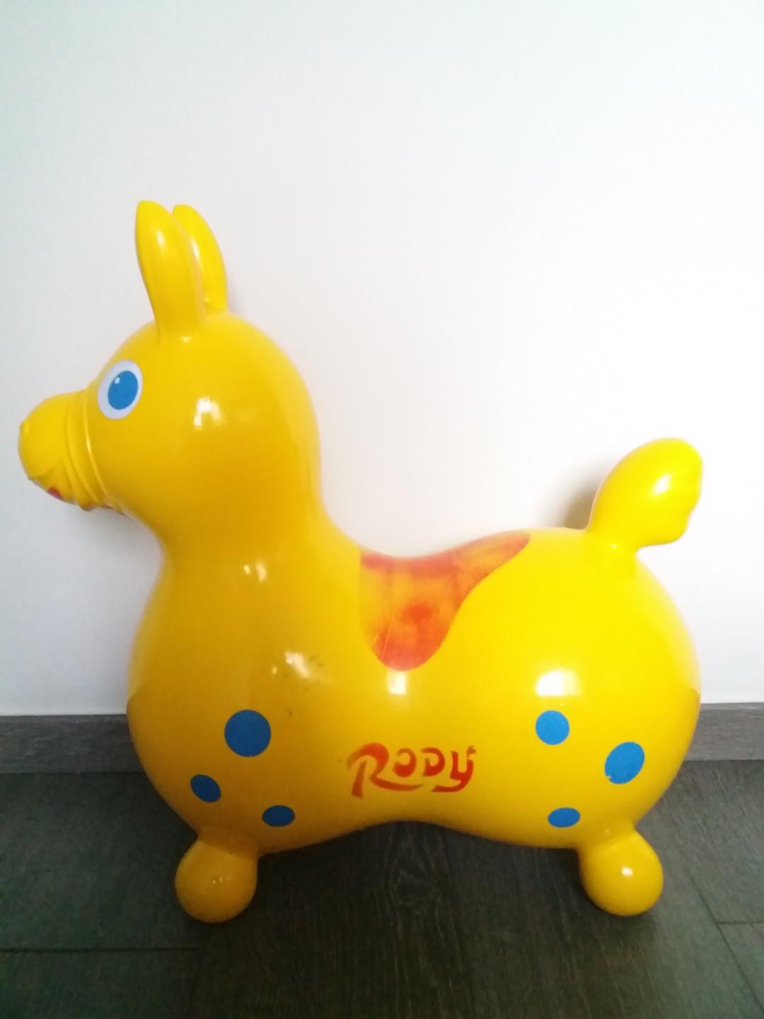 rody inflatable hopping horse