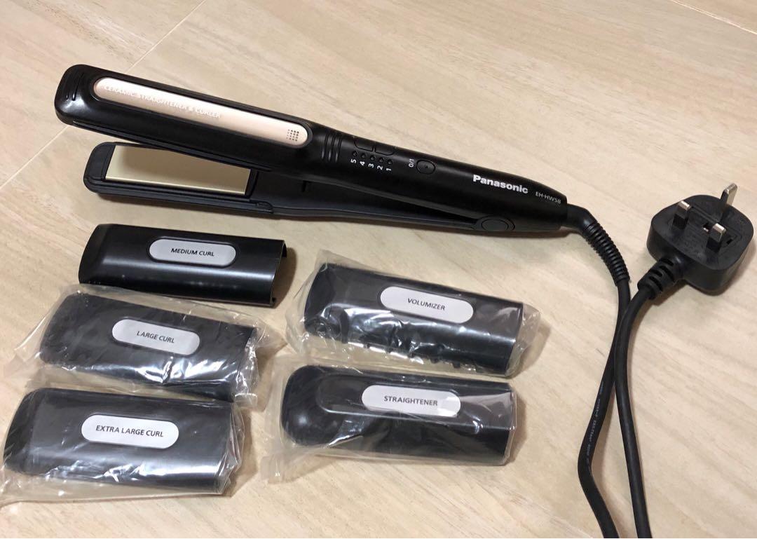 Panasonic 5 in 1 Hair Straightener Curler Beauty Personal Care Hair on Carousell