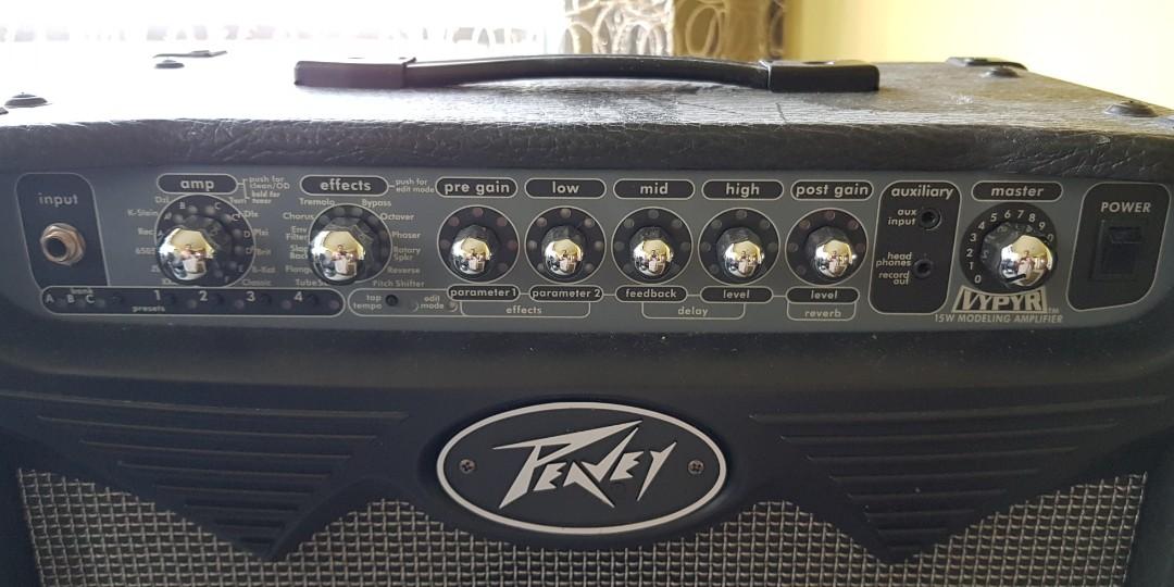 Peavey VYPYR 15w modeling guitar amp, Hobbies & Toys, Music & Media