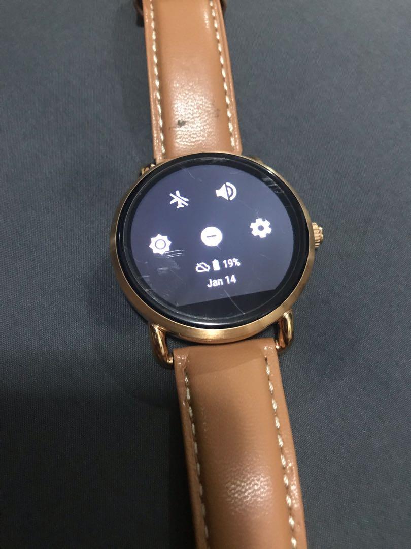 PL Fossil Q Wander FTW2112 Smart Watch Android Mobile Phones