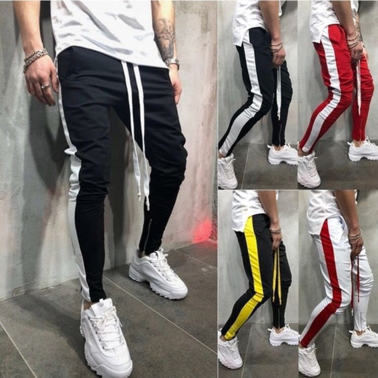 mens colourful joggers