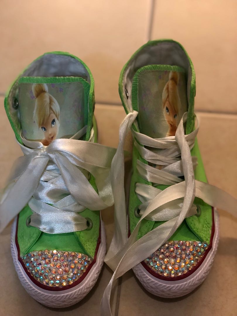 Tinkerbell converse shoes store