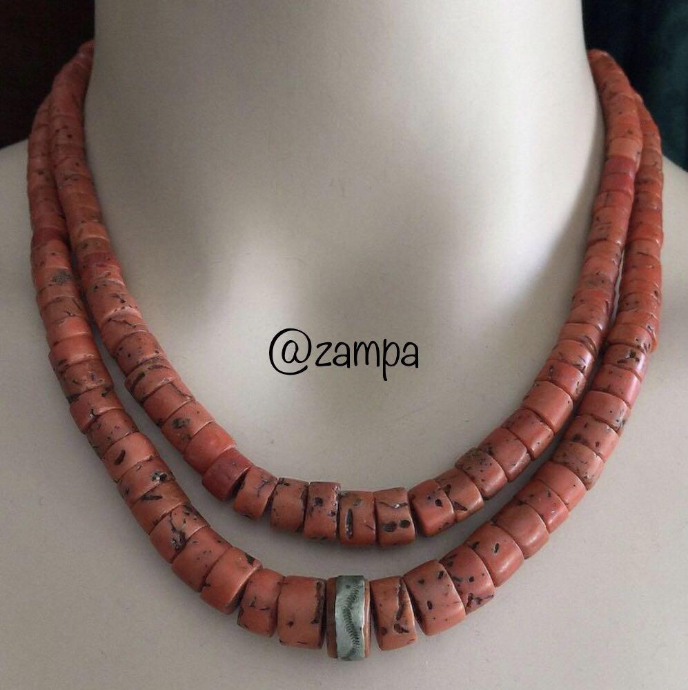 Salmon top coral jewelry