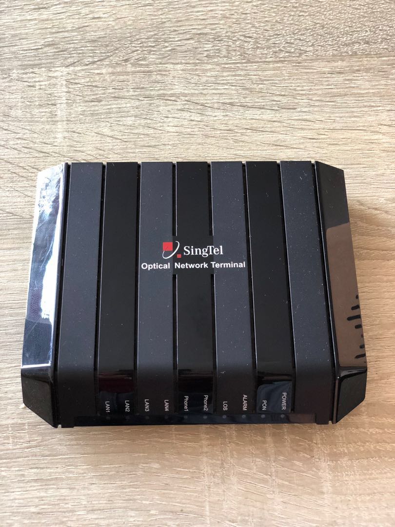 SingTeL (ZTE Fiber GPON ONT), Computers & Tech, Parts & Accessories ...