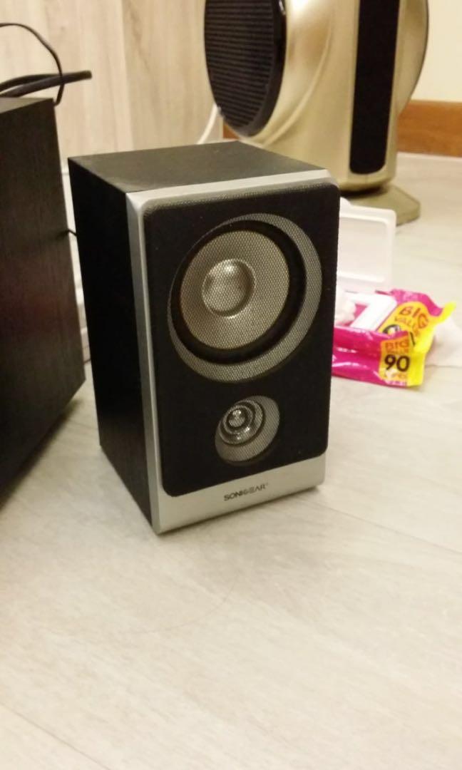 Sonic Gear Speakers with Subwoofer Tatoo Duo 3, Audio, Soundbars