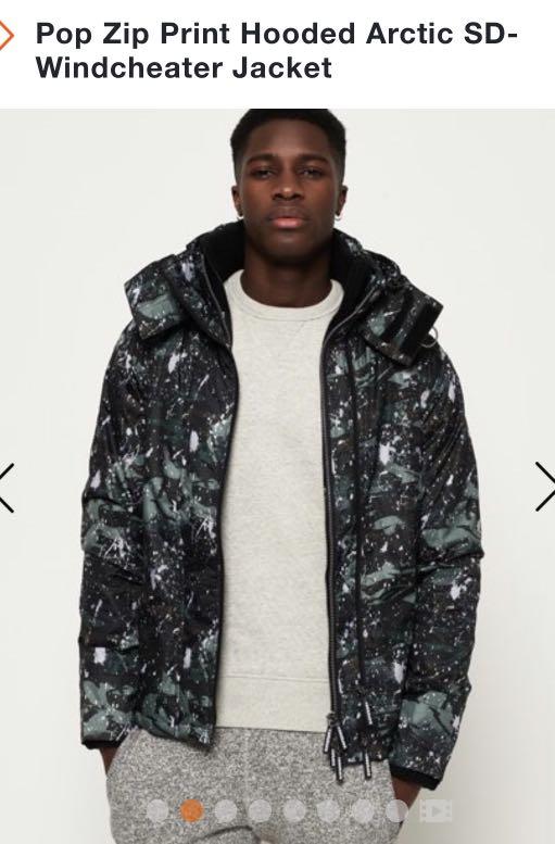 Superdry Camo Windercheater Jacket Men s Fashion Coats Jackets