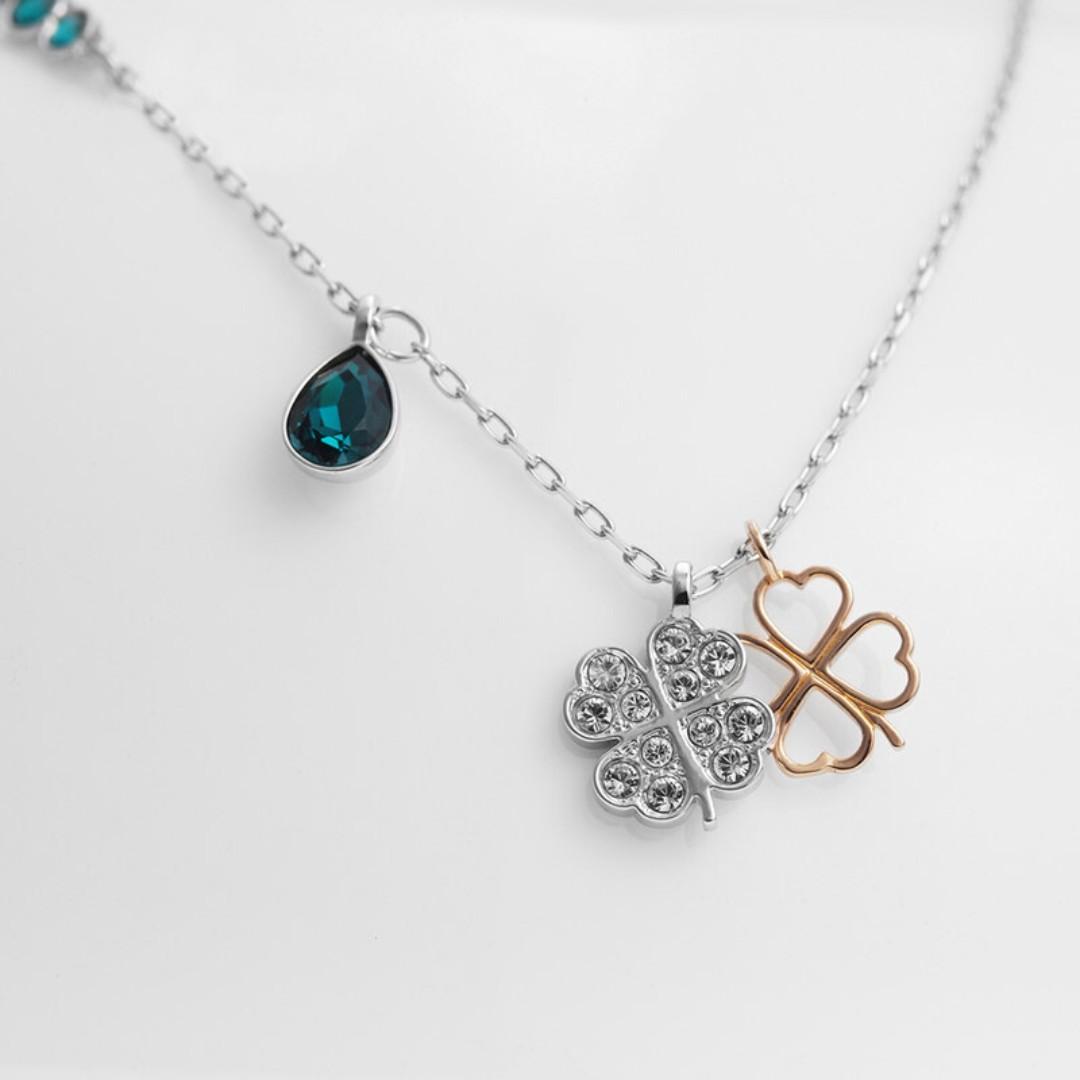 Swarovski on sale shamrock necklace