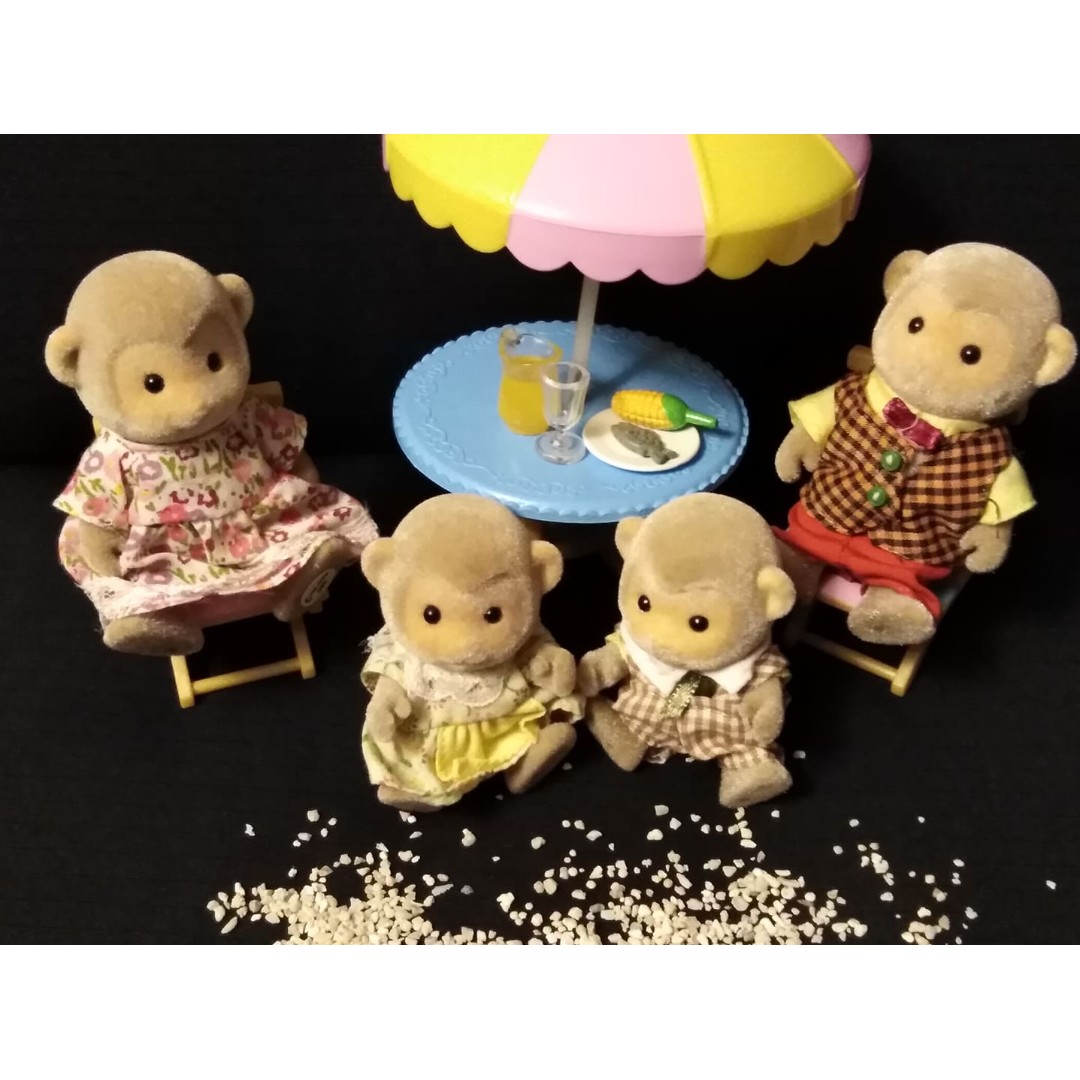 sylvanian families monkey family set