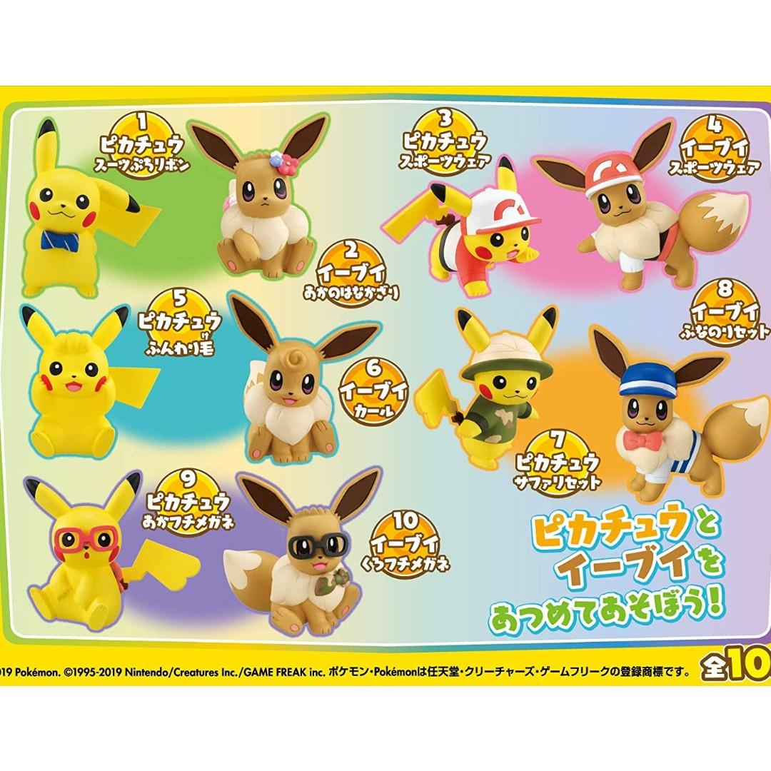Takara Tomy Arts Pokemon Lets Go Pikachu Lets Go Eevee
